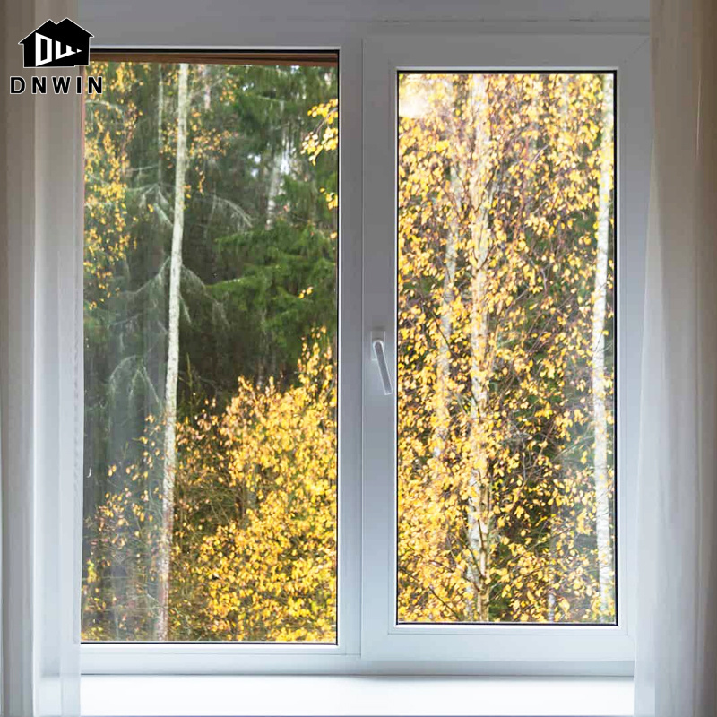 Custom made high quality villa aluminium inswing insulated double casement windows