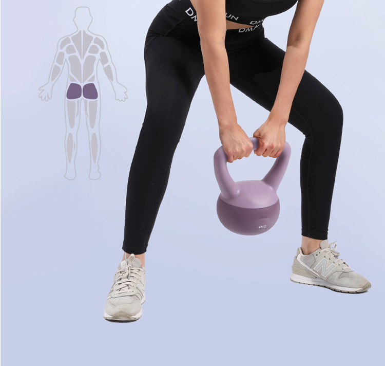 Fitness Equipment Free Weights Colorful Mini Kettlebell 2kg 5kg 8kg 10kg Soft Kettlebell for Women