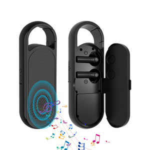 oem speaker Wholesale bluetooth speaker and true wireless earphone 2 in 1 outdoor mini portable sports bluetooth in-ear earphone