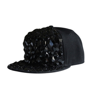 New Arrive Fashion Black Diamond  Hats Hip- Hop snapback caps christmas sale custom clinch bolt