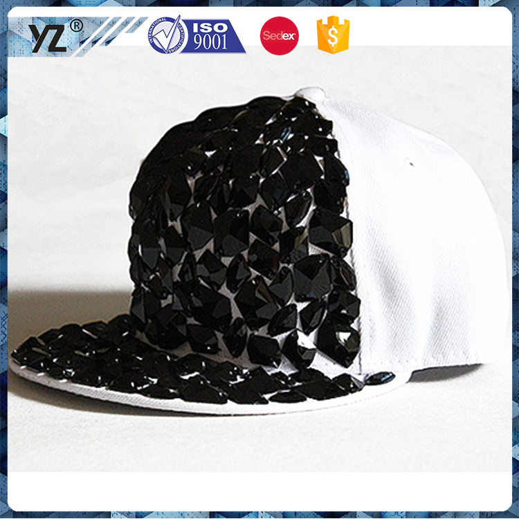 New Arrive Fashion Black Diamond  Hats Hip- Hop snapback caps christmas sale custom clinch bolt