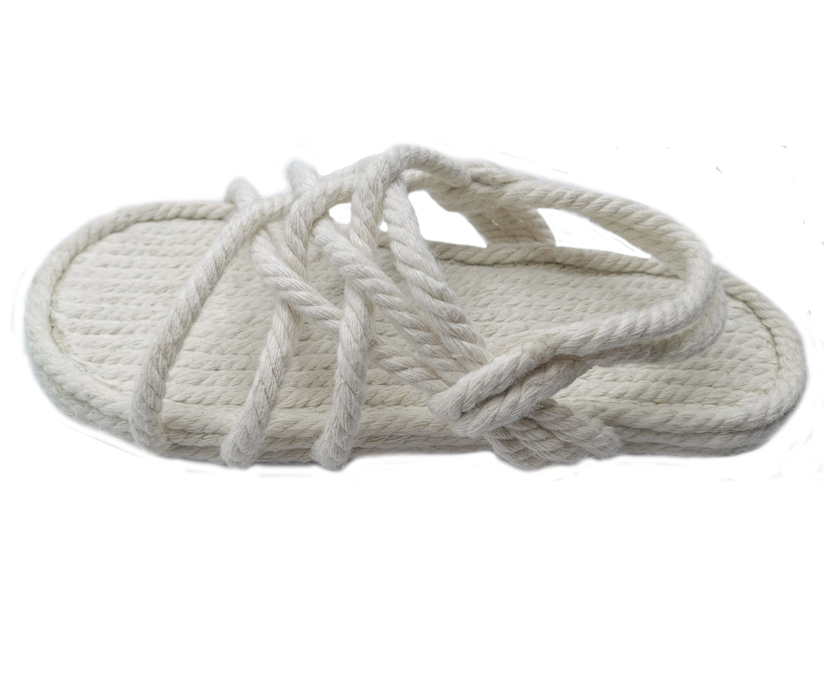 Handmade Hemp Soft Cotton Unisex Rope Sandals (OEM own brand/logo and packaging)