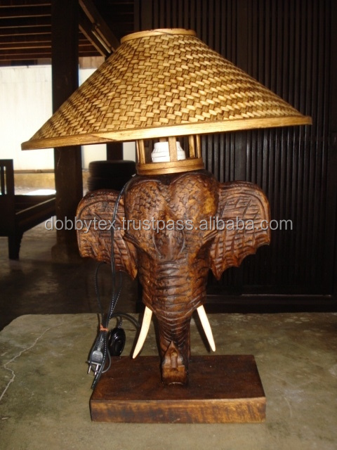 Thailand traditional elephant head lamp