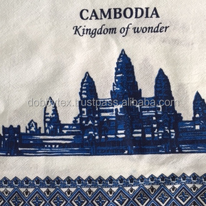 Angkor wat Thai print cotton 100% soft fabric Dobbytex for Cambodia market width 44/45 inches