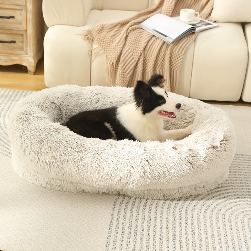 Waterproof Dog Bed with Anti-Slip Bottom Washable Cat Bed House Removable Bed for Dog