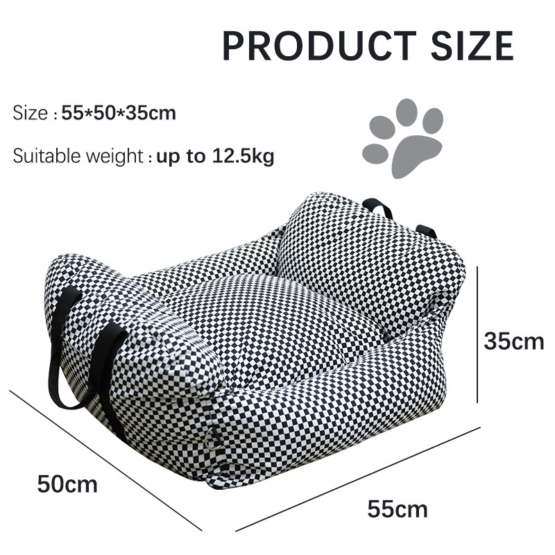 Hot Sale Car Kennel for Dogs High Quality Car Sofa Cushion Soft Cozy Pet Mats Safe Seat Dog Bed Pet Supplies Factory Wholesale