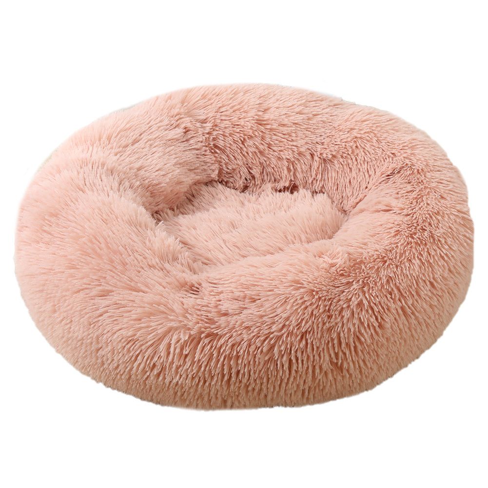 Non Slip Round Dog Bed Waterproof Dog Calming Pet Bed and Cat Bed