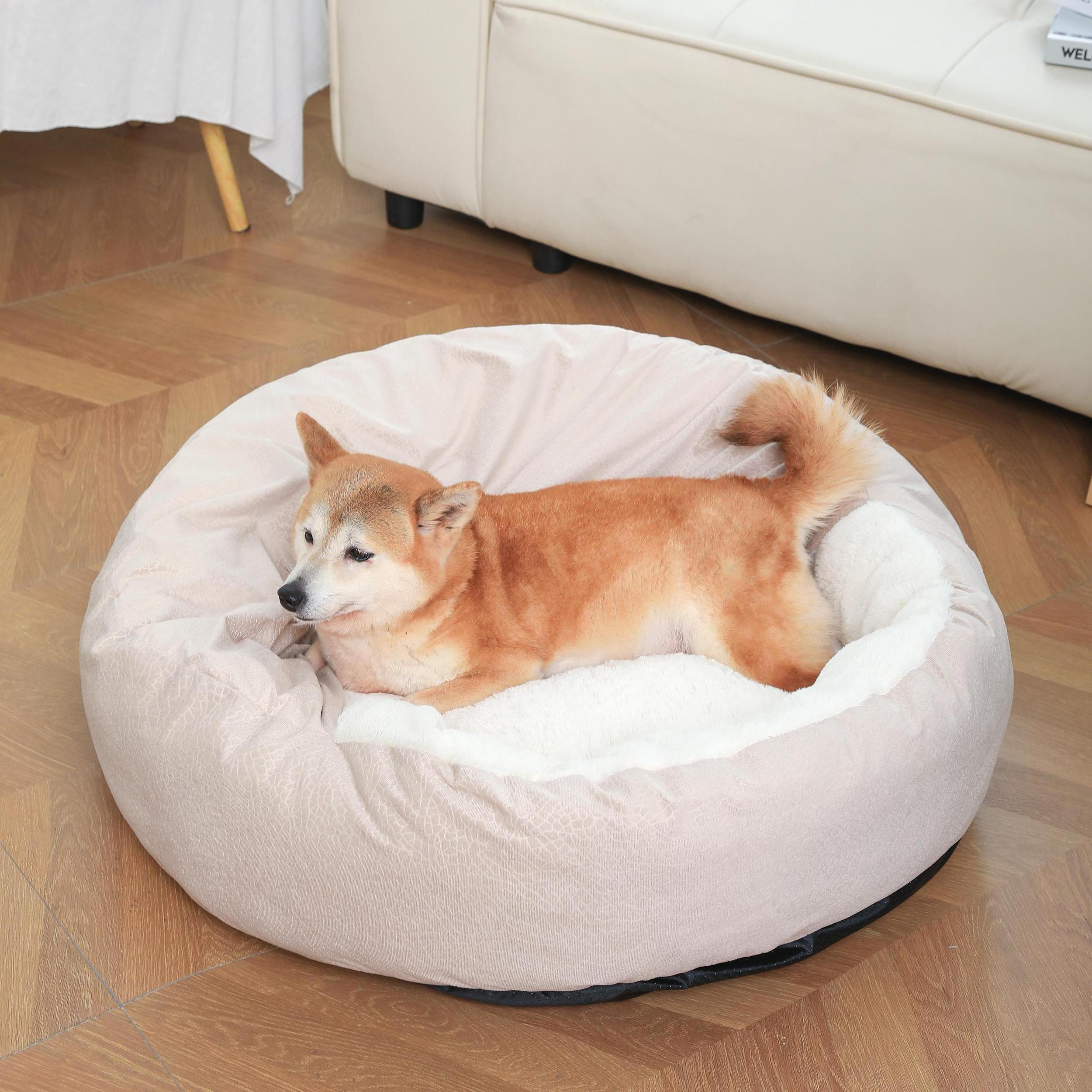 Pet Bed Anti-Slip Bottom Soft Warm Deep Sleep Bed For Dogs Custom Cute Dog Cushion Wholesale Luxury Small Cat House