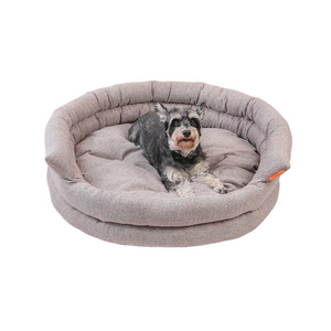 Dog Bed with Anti-Slip Bottom Waterproof Cat Bed House Removable Dog Mat for The Car