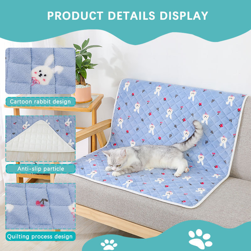 Waterproof Dog Matress Pee Proof Pet Mats Pads for Couch or Bed Liquid Proof Dog Mat for The Car