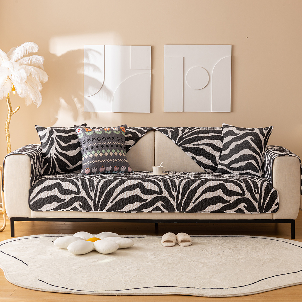 Tiger Pattern Couch Sofa Set Cover  Modern Home Decor High Quality Universal Slipcover Sofa Cover