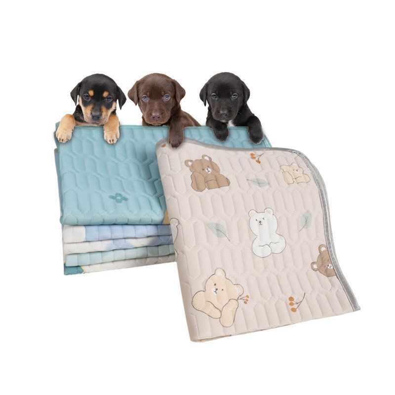 Summer pet ice silk cushion sofa cushion breathable cool summer dog cooling mat moisture-proof non-slip