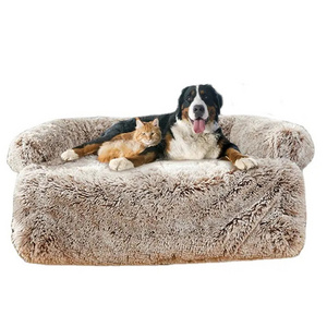 Dog Mats Foldable Dog Cushion Cover Pets Sofa Bed Winter Warm Plush Cat Nest Kennel Blanket Washable Matress Pads for Dogs