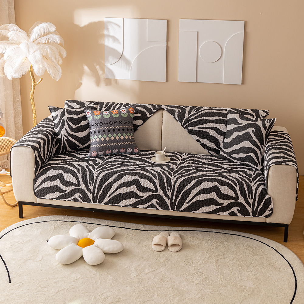 Tiger Pattern Couch Sofa Set Cover  Modern Home Decor High Quality Universal Slipcover Sofa Cover