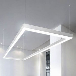 Rectangular Shaped Led Linear Light Led Pendant Light Modern Aluminum Ce Office 80 4ft 2 Watt Led Light 100 50000