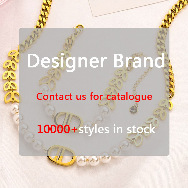 Designer Jewelry Famous Brand Double G CC Necklace Wholesale Inspired Designer Necklace Women Luxury Jewelry