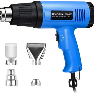 fast shipping 2022 1000W 220V heat air gun 50-600 electric corded heat air gun with Degree Air Reduction Nozzle