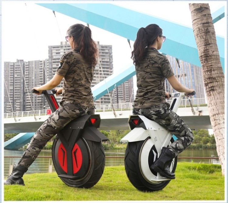 Wholesale New Design Adults One Wheel Power Unicycle Scooter With Lithium Battery 60V 500W Self Balancing Electric Motor Scooter