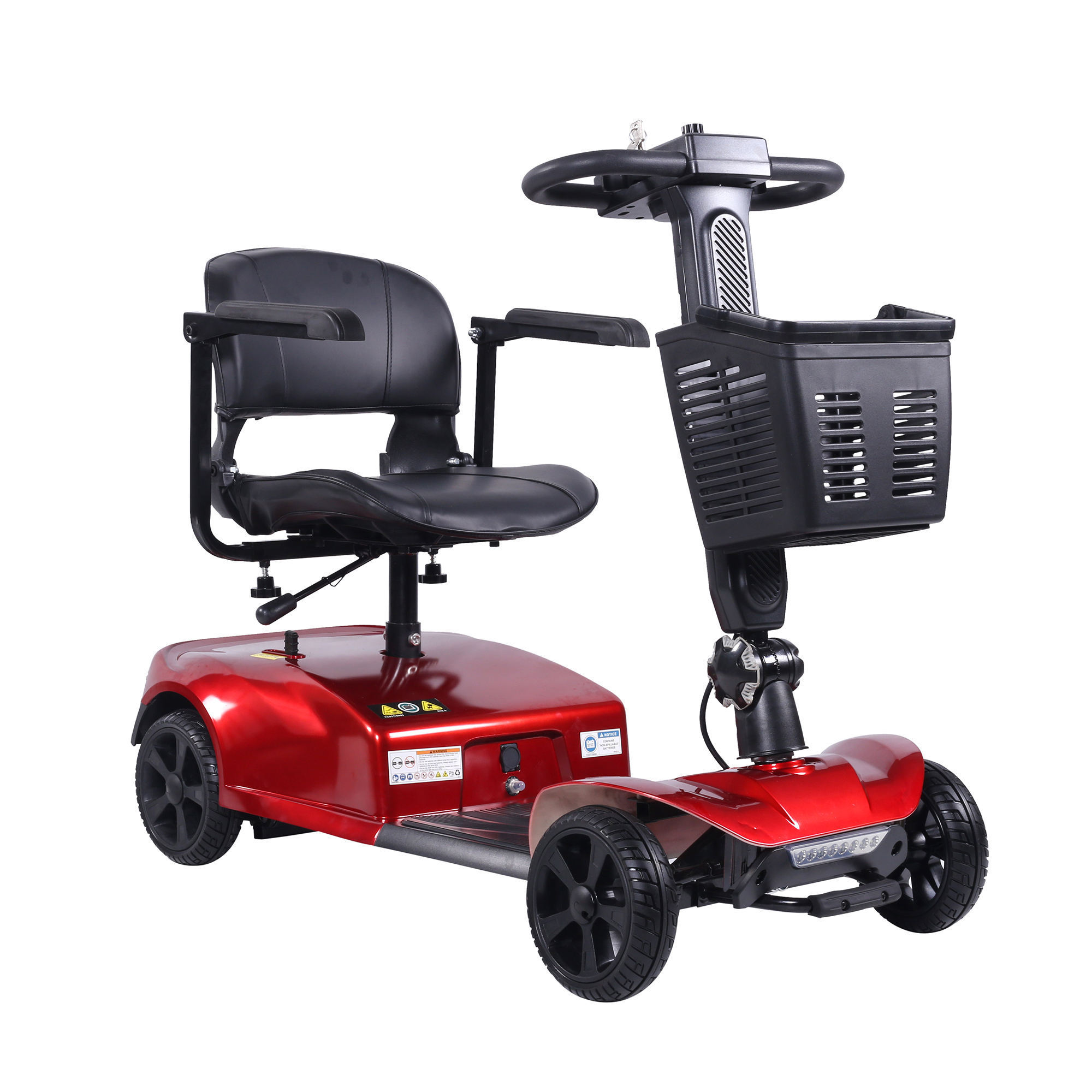 Wholesale Powerful Four-wheel Long Range Handicapped Electric Mobility Scooter For Adult Golf Cart