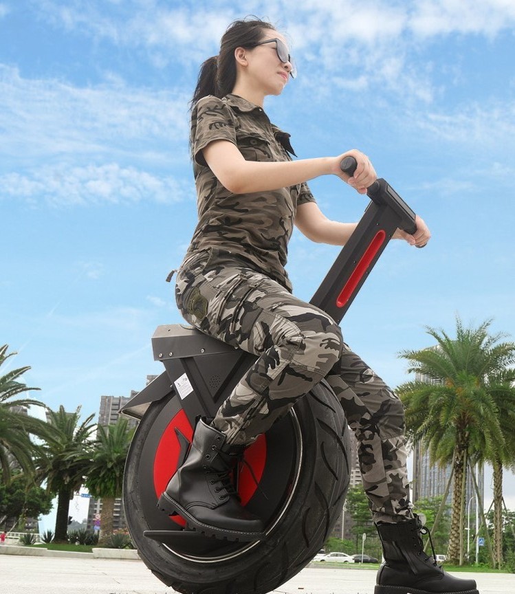 Wholesale New Design Adults One Wheel Power Unicycle Scooter With Lithium Battery 60V 500W Self Balancing Electric Motor Scooter