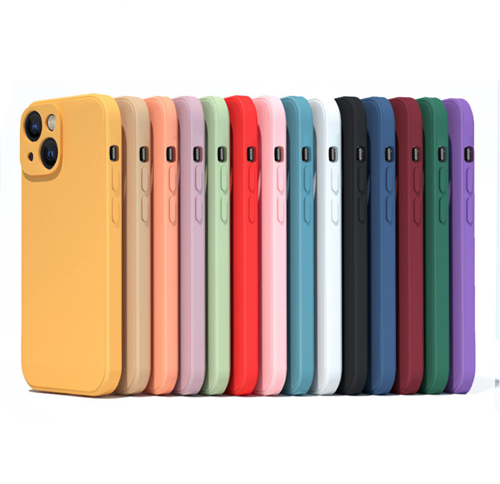 For iPhone 15 Case Custom Matte TPU Silicone Protection Cover Cell Phone Case For iPhone 15 14 Pro Max 15 Plus 14 Pro