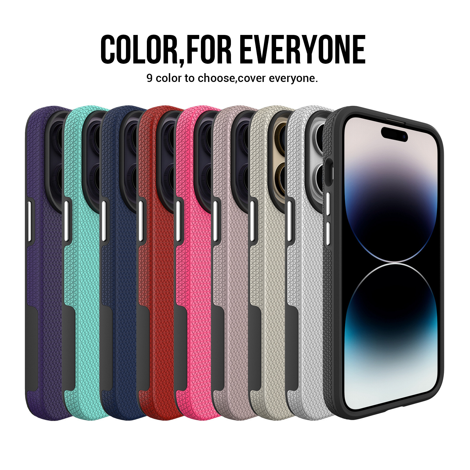 shock proof triangle TPU phone case for iPhone 15 pro,phone back cover for iPhone 15 plus 14 13 LM051