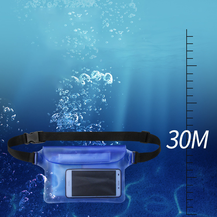 Waterproof Swimming Bag For Ski Diving Waist Pack Bag Underwater Mobile Phone Bags Case Cover For Beach Swimming