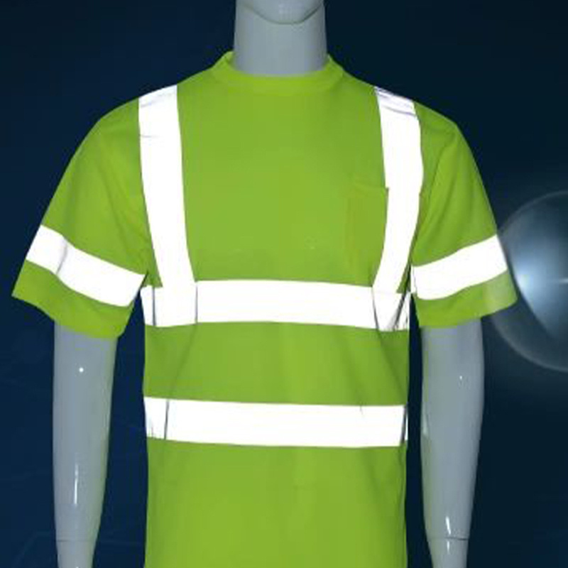 Custom Beautiful Safety Hi Vis Graphic Reflective Fashion Workwear T Shirt Clothing breathable durable comfortable good quality