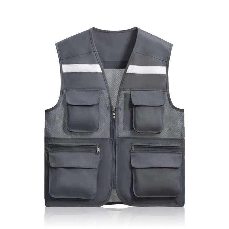 Mesh Safety Vest wo Reflective - LXL (3A Safety) Hi Vest Safety Viz Waistcoat Vis High Visibility Reflective Jacket Work