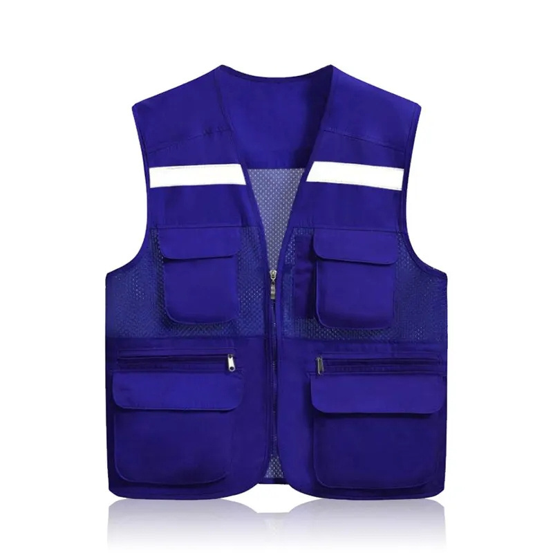 Mesh Safety Vest wo Reflective - LXL (3A Safety) Hi Vest Safety Viz Waistcoat Vis High Visibility Reflective Jacket Work