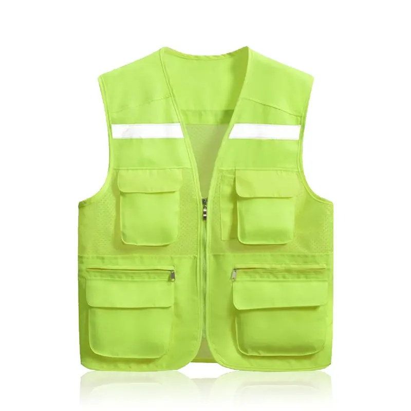 Mesh Safety Vest wo Reflective - LXL (3A Safety) Hi Vest Safety Viz Waistcoat Vis High Visibility Reflective Jacket Work