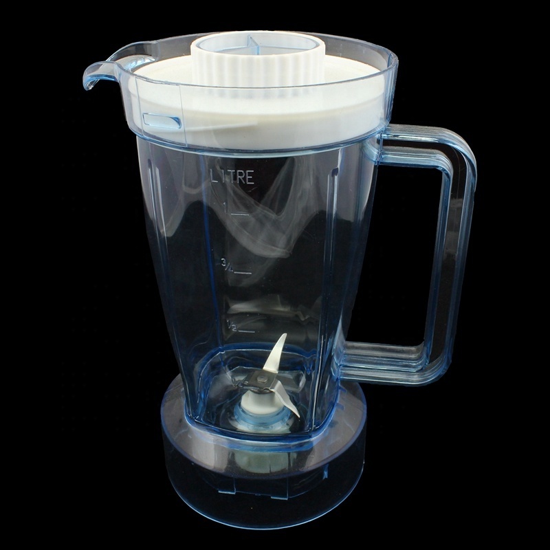 721 BPA-free Plastic Blender and Grinder Juicer Jug with dry mill cup Spare Parts for Blender Mixer moulinex