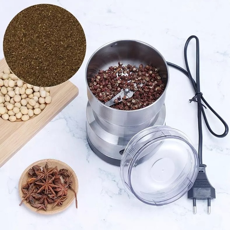 150W Mini Electric Grinder Dry Mill Rapid Grinding Smash Machine  Seed Condiment Grain Spice Grinder