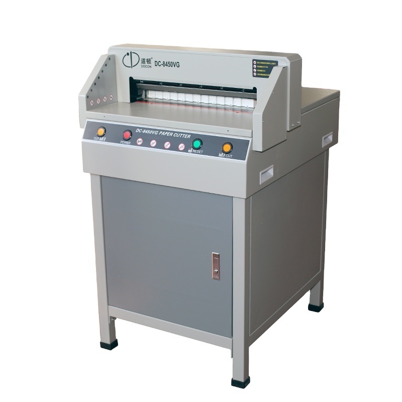 DC-8450VG Electric Paper Cutter with LCD screen electric guillotine High cost performance A3 size