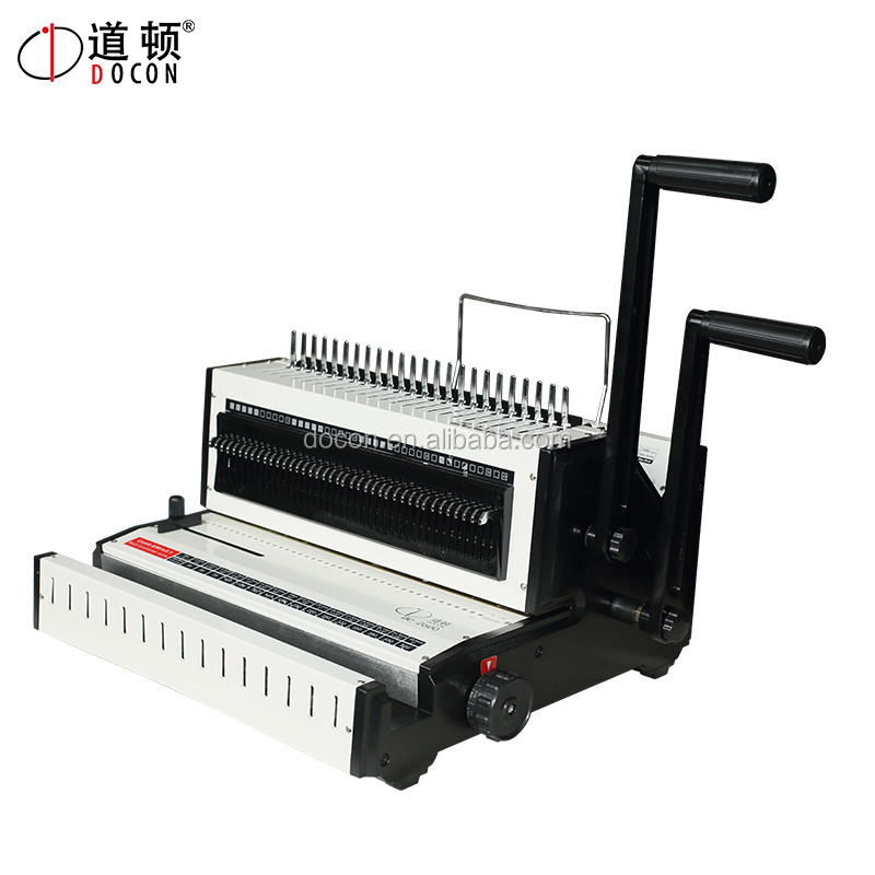 Manual comb binder machine