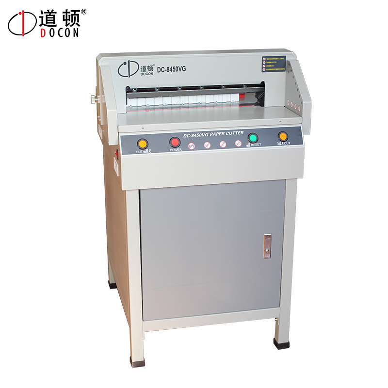 DC-8450VG Electric Paper Cutter with LCD screen electric guillotine High cost performance A3 size