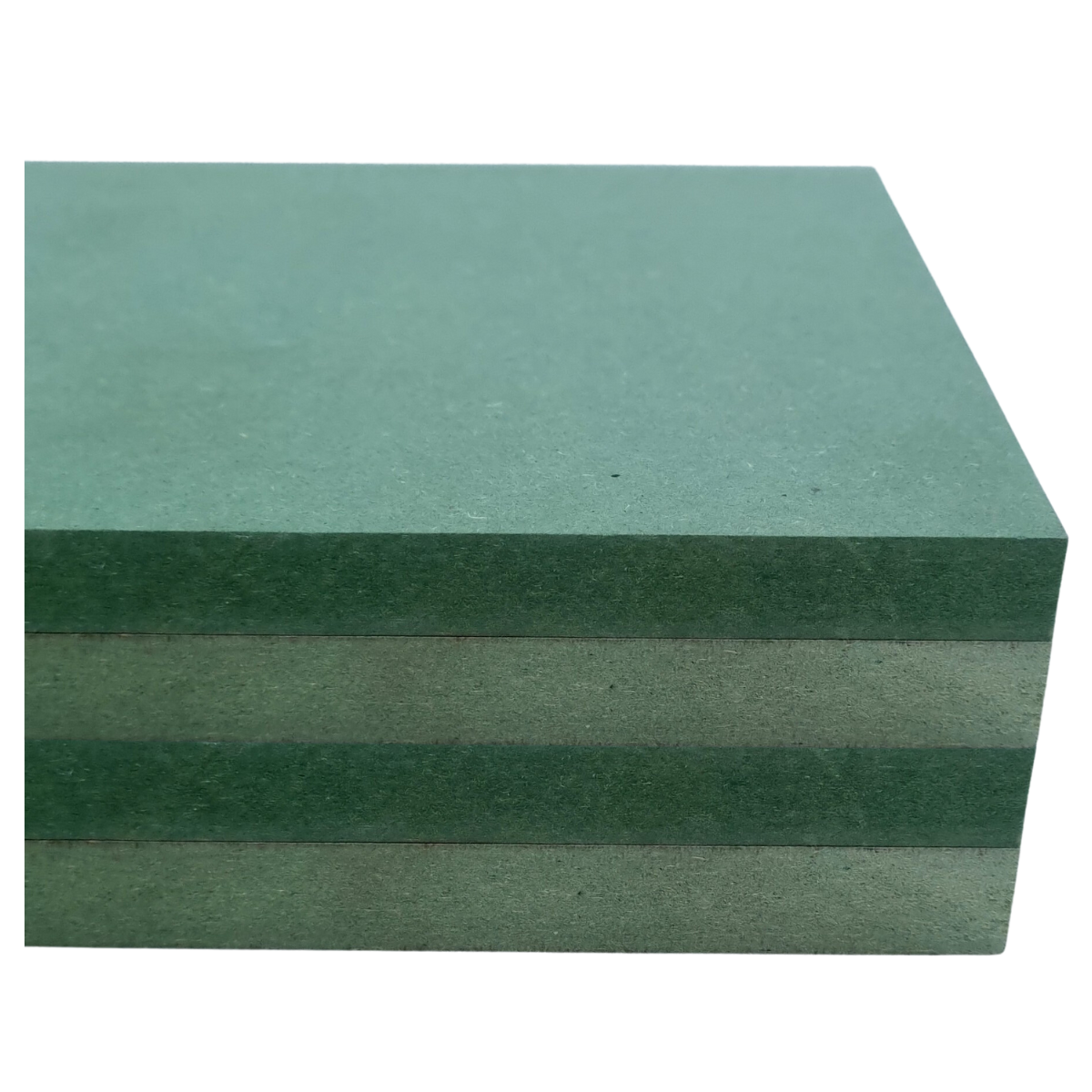 1220x2440mm 18mm double sides White Melamine faced on waterproof green MDF board E2 manufacturer moisture resistance fibreboard