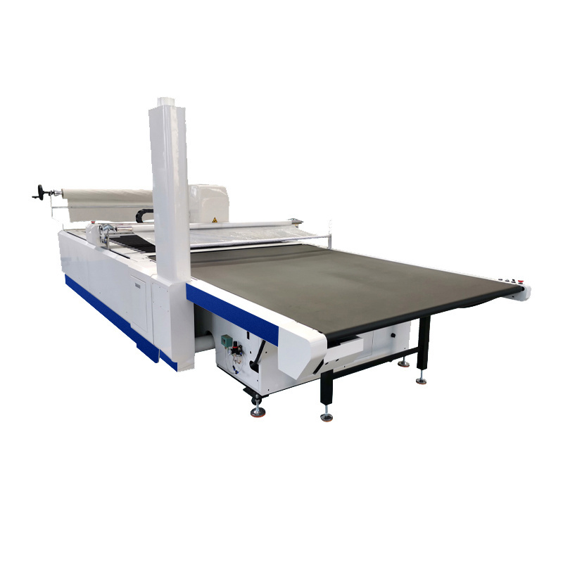 carpet making machine for wool carpet and office carpet flat working table PVC rubber knife cutting machine