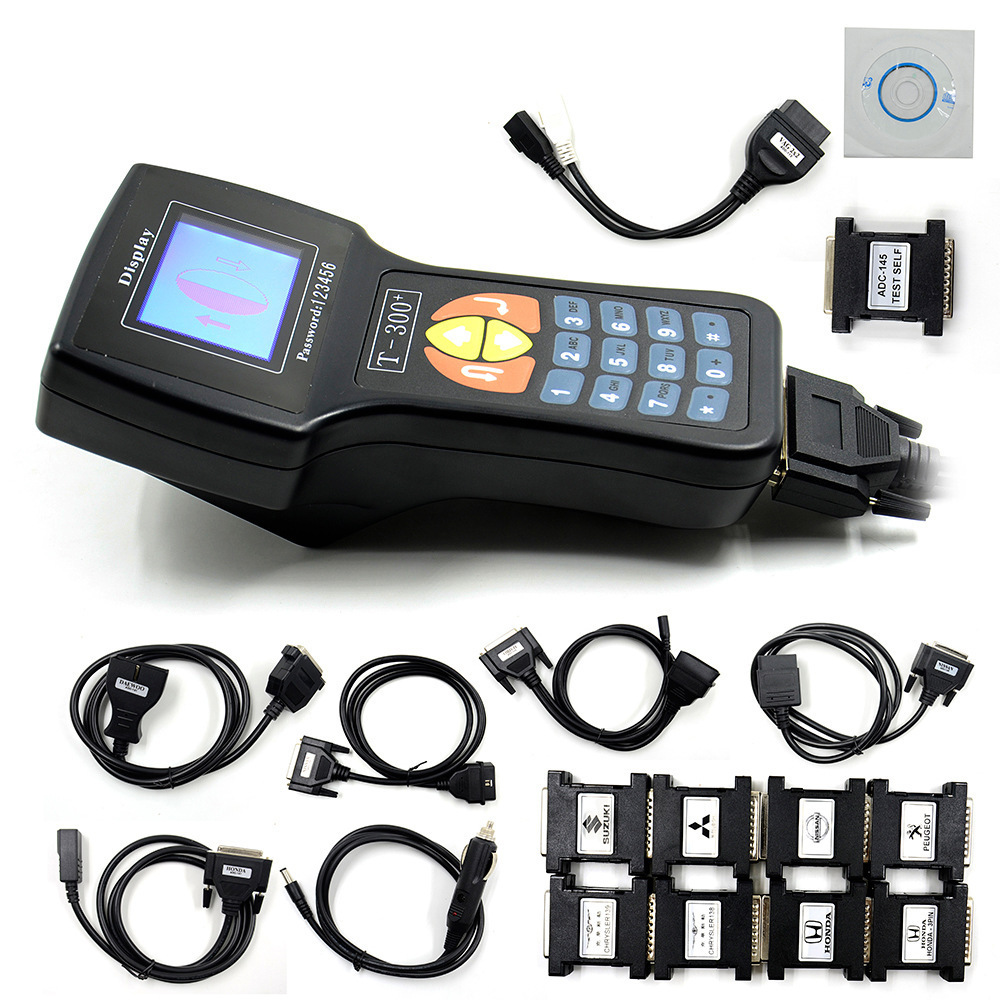 T300 Key Programmer V21.9 English/Spanish key matching instrument machine for car keys