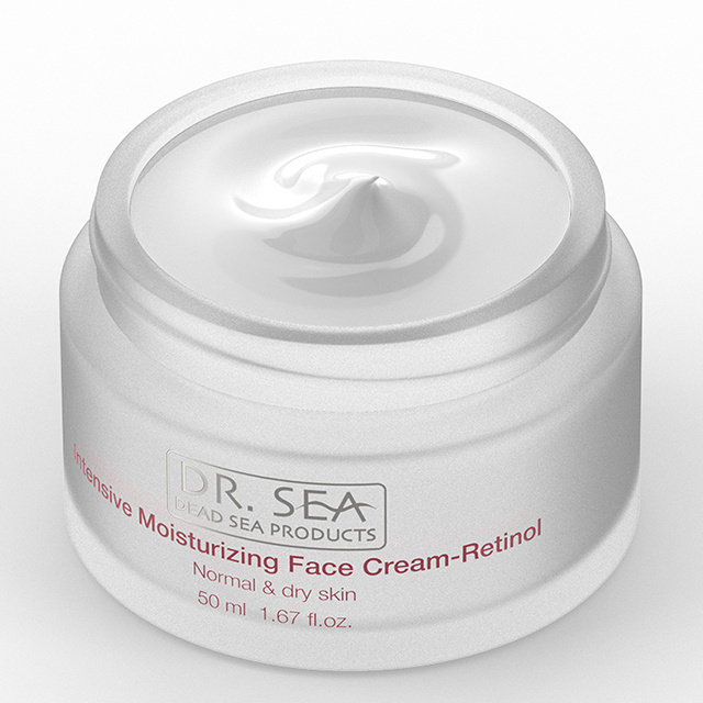 Intensive Moisturizing Face Day Cream with Retinol for normal and dry skin by Dr. Sea - Dead Sea Products - Free samples