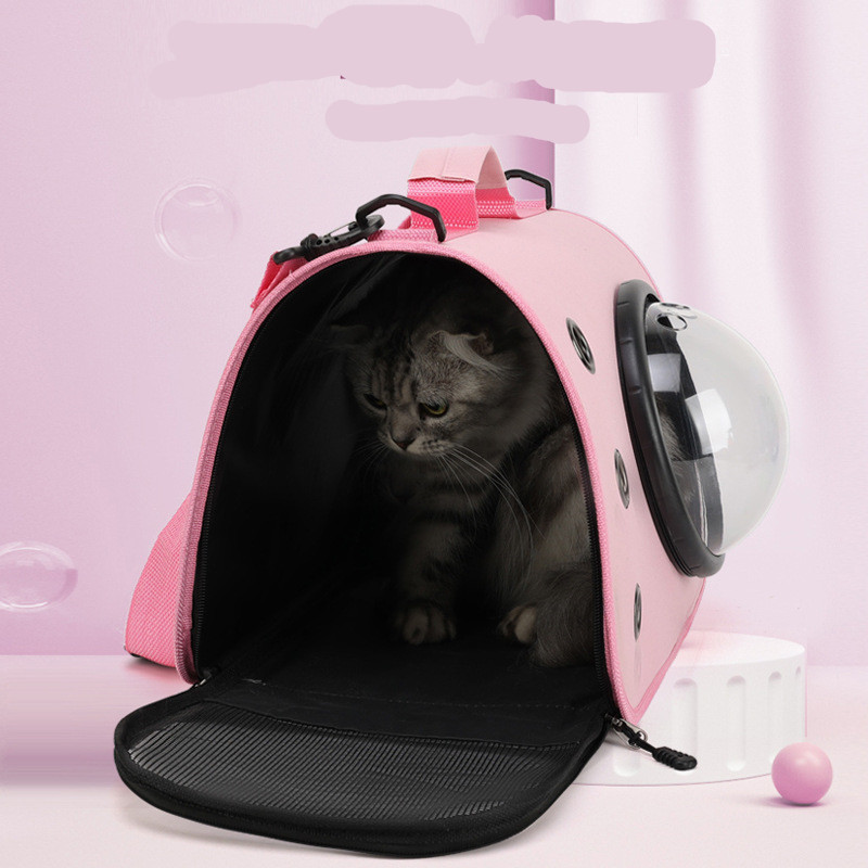 Shenzhen luxury breathable foldable dog cat walking bag other pet pink carriers & travel products