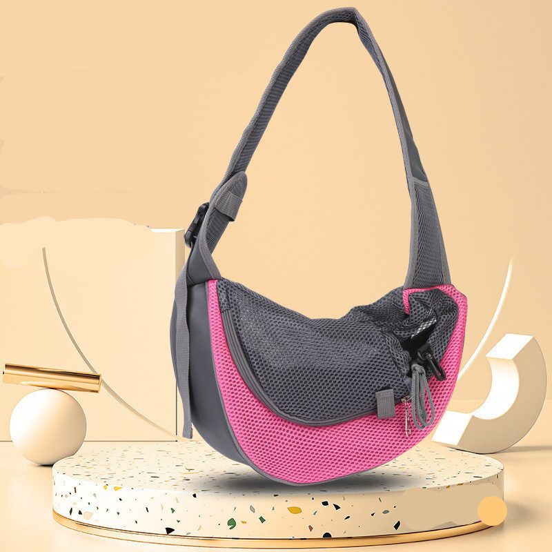 Hot Breathable Mesh Oxford Soft Sling Handbag Tote Pouch Travel Pet Shoulder Bag for Dog Cat Carrier