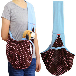 Hot Sale Outdoor Travel Soft Pouch Hands Free Reversible Pet Sling Carrier Bag for Small Dogs Cats Puppy