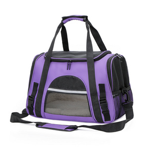 Folding Fabric Pet Carrier, Travel Carrier for dog car seat carrier