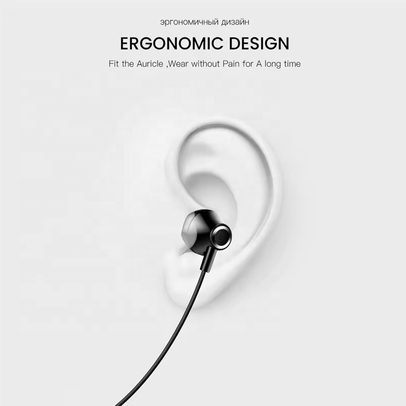 Dodoup S9 Boat Earphones Waterproof True Bass Stereo Sports Hanging Ear Headphones with Microphone