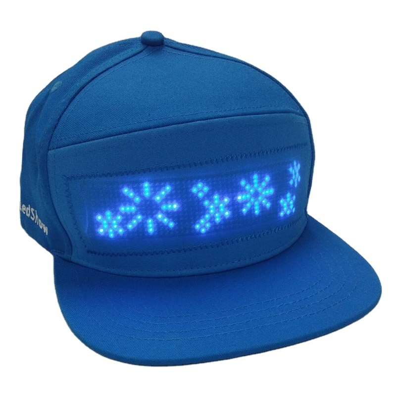 Custom LED Flashing Light up Hat Sports Travel Sun Protect Baseball Cap Unisex Adults Party Accessories Winter Hat Party Favor