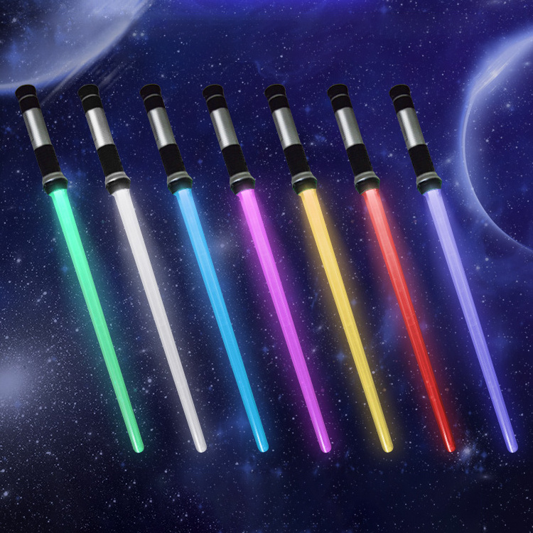 Starwars Cosmic Decorative Entertainment Simulation Weapon Double-bladed Lightsaber Kids Toy Gift