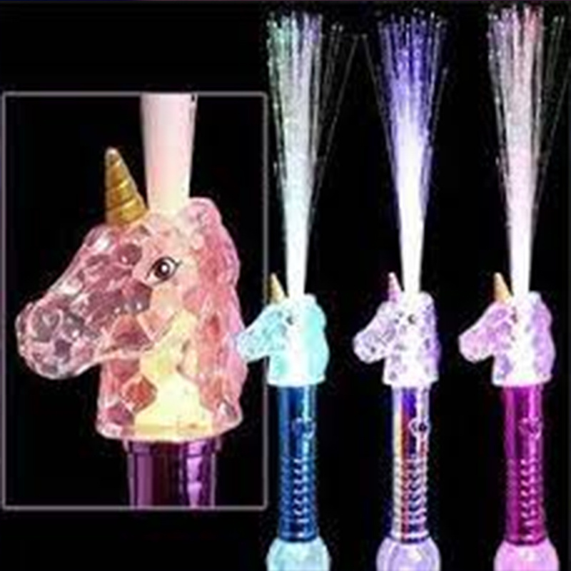 Best-Selling LED Light up Mini WhiteFiber Optic Toy Wand White Glow Stick Party  Cat Christmas Fiber Optic Light-Up Wands