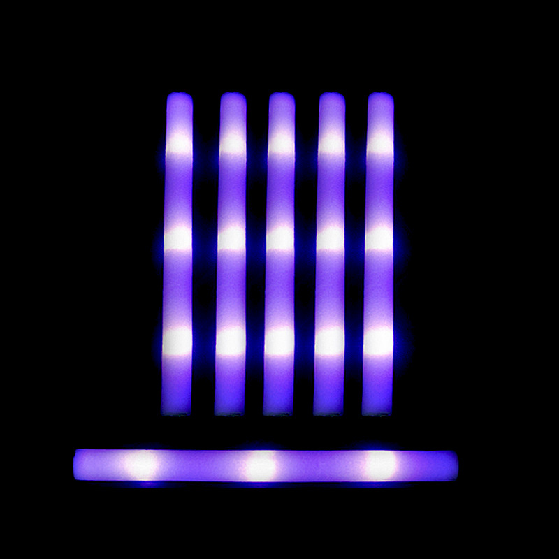 Custom Logo Led Flashing Effect Light up Foam Sticks LED Foam Glow Sticks Concert Light up Stick