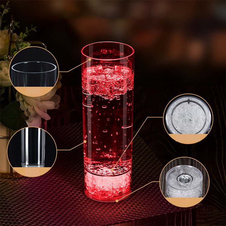 Light up Shot Glasses Favors Adults Shot Cups for Party LED Flash Light up Drinking Glasses Giveaways DY >10 Minimalist Plastic